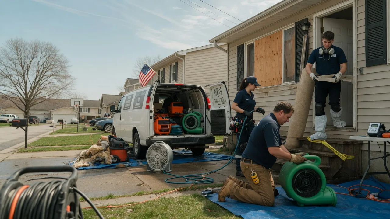 Water Damage Restoration in East Palestine, OH near me